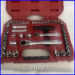 Craftsman 29308 SAE & Metric 51pc Pass Through Socket Set With Case