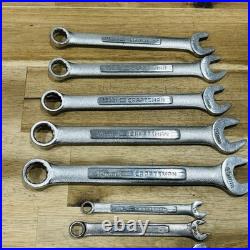 Craftsman 30 Piece Wrench Set V Series SAE & Metric Combination Box Open End