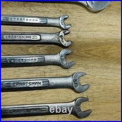 Craftsman 30 Piece Wrench Set V Series SAE & Metric Combination Box Open End