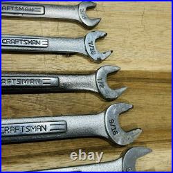 Craftsman 30 Piece Wrench Set V Series SAE & Metric Combination Box Open End