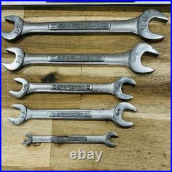 Craftsman 30 Piece Wrench Set V Series SAE & Metric Combination Box Open End