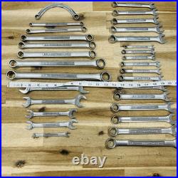 Craftsman 30 Piece Wrench Set V Series SAE & Metric Combination Box Open End