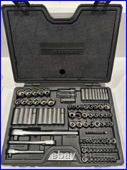 Craftsman 33618 106pc Metric & SAE Socket Set 1/4 3/8 1/2 Drive USA