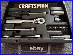 Craftsman 33653 53pc 3/8/ 1/4 Sae/metric Mechanics Socket Set G USA