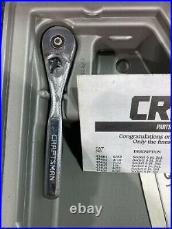 Craftsman 33676 1/4 3/8 1/2 76 Piece Mechanic's Tool Set Made in USA