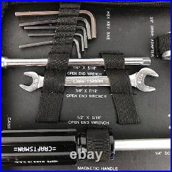 Craftsman 33853 1/4 & 3/8 Drive 51 Pc Metric & SAE Vintage Socket Set USA Made
