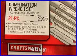 Craftsman 42 PC Metric SAE Standard Combination Wrench Sets 23048 & 23342 NEW