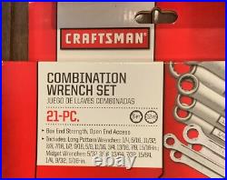 Craftsman 42 PC Metric SAE Standard Combination Wrench Sets 23048 & 23342 NEW