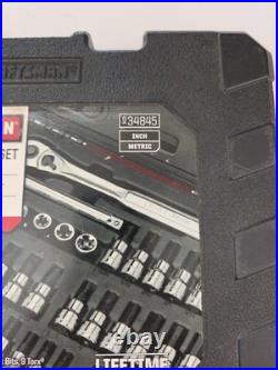 Craftsman 42pc Socket Wrench Bit Driver Set Torx Hex Flat Metric #34845