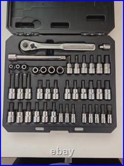 Craftsman 42pc Socket Wrench Bit Driver Set Torx Hex Flat Metric #34845