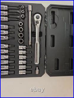 Craftsman 42pc Socket Wrench Bit Driver Set Torx Hex Flat Metric #34845