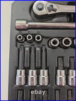 Craftsman 42pc Socket Wrench Bit Driver Set Torx Hex Flat Metric #34845