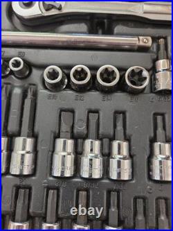 Craftsman 42pc Socket Wrench Bit Driver Set Torx Hex Flat Metric #34845