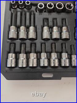 Craftsman 42pc Socket Wrench Bit Driver Set Torx Hex Flat Metric #34845