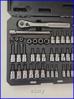 Craftsman 42pc Socket Wrench Bit Driver Set Torx Hex Flat Metric #34845
