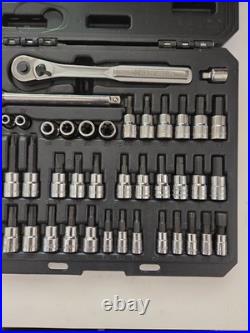 Craftsman 42pc Socket Wrench Bit Driver Set Torx Hex Flat Metric #34845
