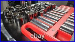 Craftsman 6-point & Hex 133 pc 1/2 Dr METRIC SAE SOCKET SET Deep Shallow USA Craftsman 6-point & Hex 133 pc 1/2 Dr METRIC SAE SOCKET SET Deep Shallow USA