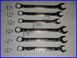 Craftsman 72 pc Combination Wrench Set Metric MM & Standard SAE Polished