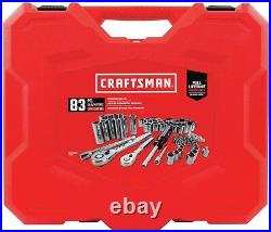 Craftsman 83-Piece Standard SAE / METRIC Mechanics Tool Socket Set