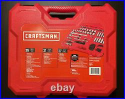 Craftsman 83pc 1/4 & 3/8 SAE & Metric Mechanics Tool Set New In Box