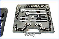 Craftsman 92 Piece Socket & Wrench Set in Case SAE & Metric Missing 1 Socket