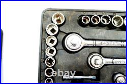 Craftsman 92 Piece Socket & Wrench Set in Case SAE & Metric Missing 1 Socket Craftsman 92 Piece Socket & Wrench Set in Case SAE & Metric Missing 1 Socket