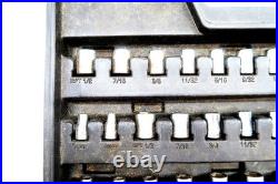 Craftsman 92 Piece Socket & Wrench Set in Case SAE & Metric Missing 1 Socket