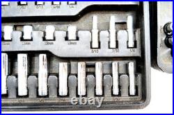 Craftsman 92 Piece Socket & Wrench Set in Case SAE & Metric Missing 1 Socket