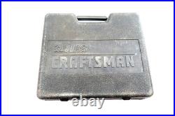 Craftsman 92 Piece Socket & Wrench Set in Case SAE & Metric Missing 1 Socket