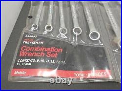 Craftsman 94195 USA 7 pcs Nut Driver Set SAE & 944653 Combination Wrench Set