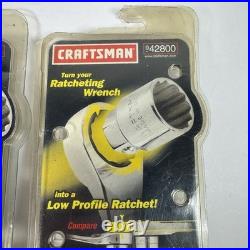 Craftsman 942800 & 942801 8 Pc Wrench Sockets Metric & Standard Lot