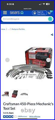 Craftsman 981080001 Mechanics Tool Set 450 Piece