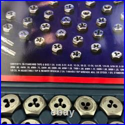 Craftsman 9-52377 Tap and Hex Die Set 76 Pcs Metric & SAE Standard USA Sears NEW