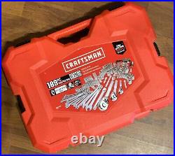 Craftsman CMMT12034 SAE/Metric Mechanics Tool Set 1/4, 3/8, 1/2 Drives 189pc