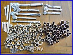 Craftsman, Husky, Pittsburgh, Unbranded Lot of 150 + Pieces Sockets, Ratchets