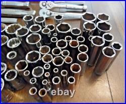 Craftsman, Husky, Pittsburgh, Unbranded Lot of 150 + Pieces Sockets, Ratchets