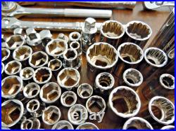 Craftsman, Husky, Pittsburgh, Unbranded Lot of 150 + Pieces Sockets, Ratchets