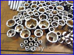 Craftsman, Husky, Pittsburgh, Unbranded Lot of 150 + Pieces Sockets, Ratchets