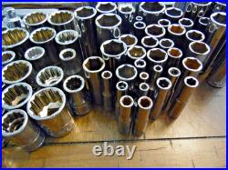 Craftsman, Husky, Pittsburgh, Unbranded Lot of 150 + Pieces Sockets, Ratchets