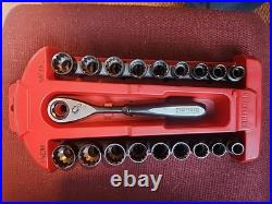 Craftsman Max Access Pass Thru Socket Set Metric And Standard Sae 31415 L-AB