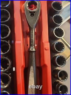 Craftsman Max Access Pass Thru Socket Set Metric And Standard Sae 31415 L-AB