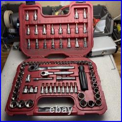 Craftsman Max Axess Pass Through Socket Set Metric & SAE 6pt Torx Hex 32820 80pc