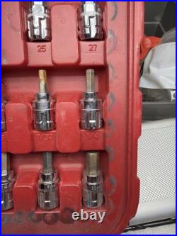 Craftsman Max Axess Pass Through Socket Set Metric & SAE 6pt Torx Hex 32820 80pc