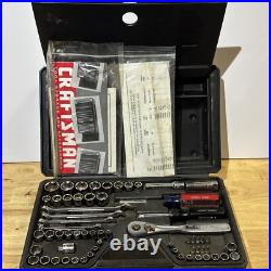 Craftsman Mechanic Socket Wrench Set 62pc Metric & SAE WithCase 33039 COMPLETE USA