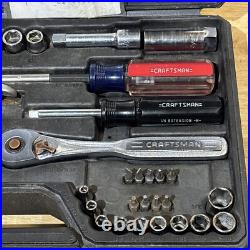 Craftsman Mechanic Socket Wrench Set 62pc Metric & SAE WithCase 33039 COMPLETE USA