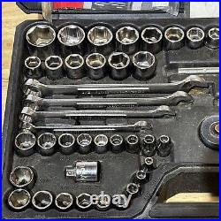 Craftsman Mechanic Socket Wrench Set 62pc Metric & SAE WithCase 33039 COMPLETE USA