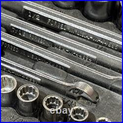 Craftsman Mechanic Socket Wrench Set 62pc Metric & SAE WithCase 33039 COMPLETE USA