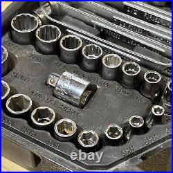 Craftsman Mechanic Socket Wrench Set 62pc Metric & SAE WithCase 33039 COMPLETE USA