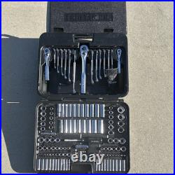 Craftsman Mechanics Socket Wrench Tool Set Metric & SAE ALL 6 POINT 9 33644 USA