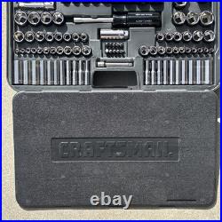Craftsman Mechanics Socket Wrench Tool Set Metric & SAE ALL 6 POINT 9 33644 USA